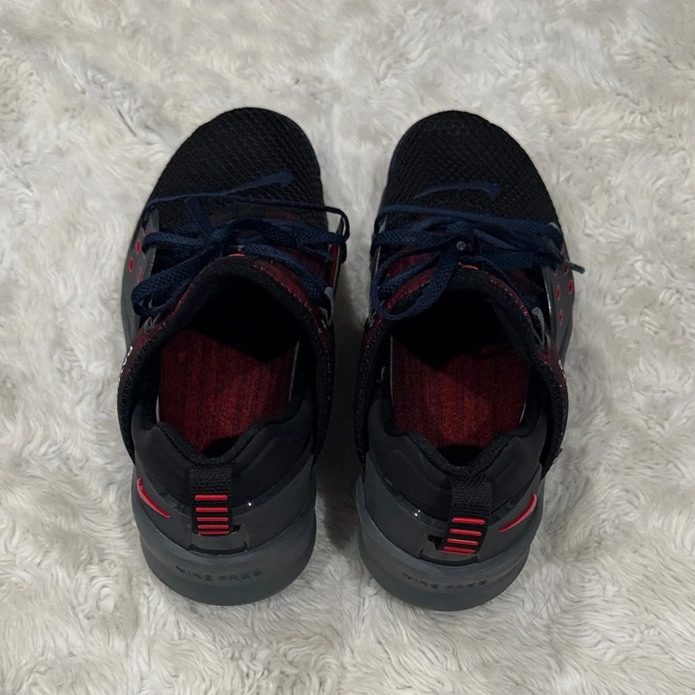 Nike Free X Metcon 2 'New England Patriots' Sneaker Mens Size 7.5 Black Navy Red